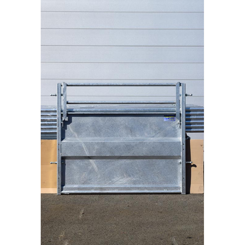 Gerades verblechtes Panel mit einklappbarem Doppelrohr