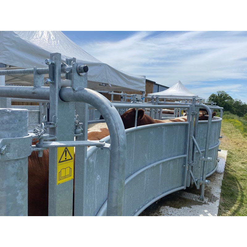 Gerundetes verblechtes Panel für S-förmige Anlagen