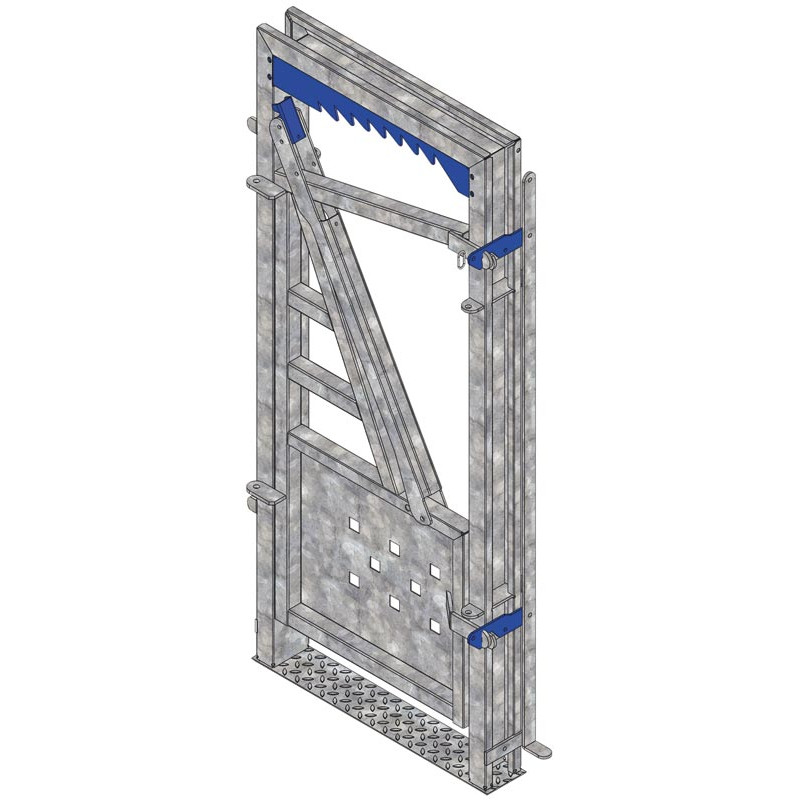 Halsfangrahmen mit versetzter Öffnung Rechts