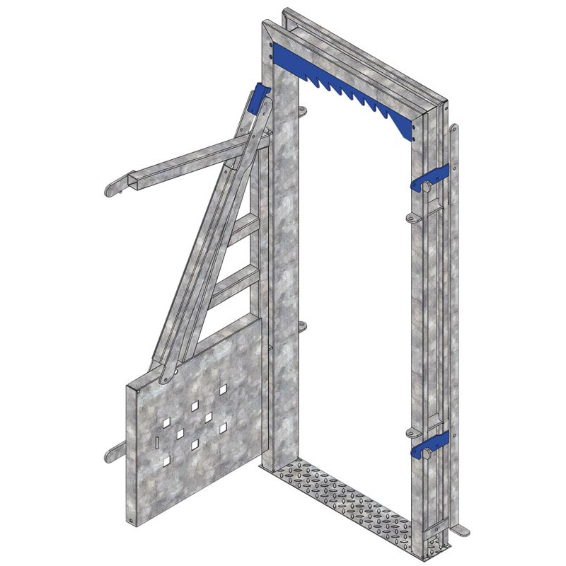 Halsfangrahmen mit versetzter Öffnung Rechts