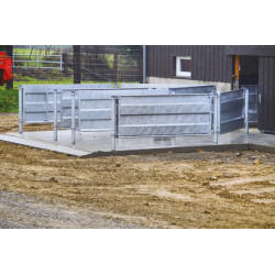 Gerades verblechtes Panel