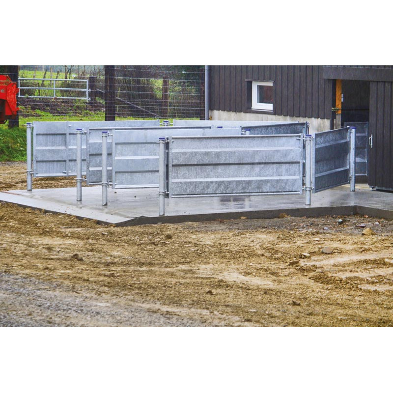 Gerades verblechtes Panel