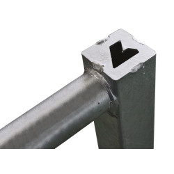 6-rohriges Ø 60,3 mm hauptteil 1/2 m 6-rohriges Ø 60,3 mm hauptteil 1/2 m