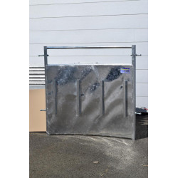 Gerundetes verblechtes Panel