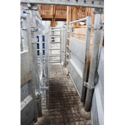 Verblechtes gerades Panel (verstellbar) mit festem Rohr