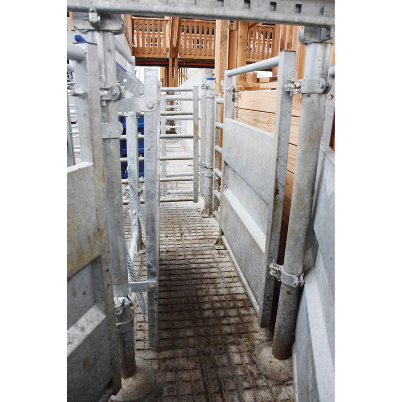 Verblechtes gerades Panel (verstellbar) mit festem Rohr