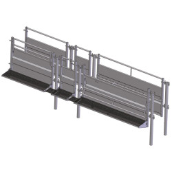 Einklappbares Trittbrett Länge 0,87 m