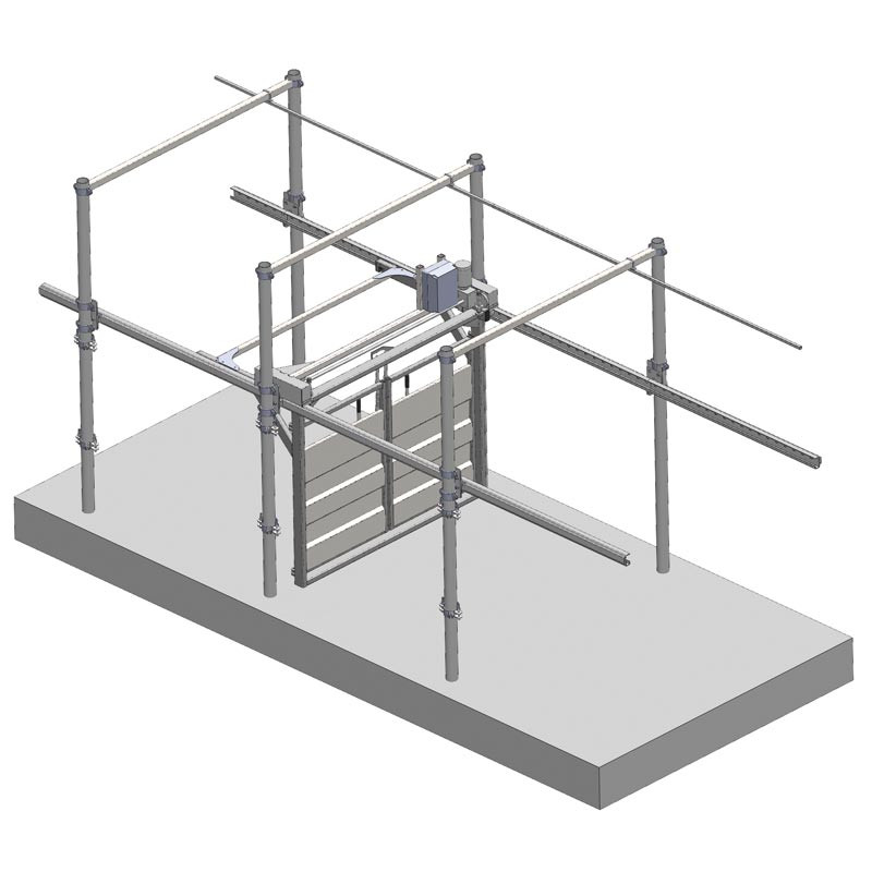 Motorisiertes Grundmodul für Treibgang mit Schubvorrichtung