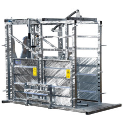 Fang- und Behandlungsstand LFM - 4 Seitentüren - Feste Seiten - Seitliche Panels