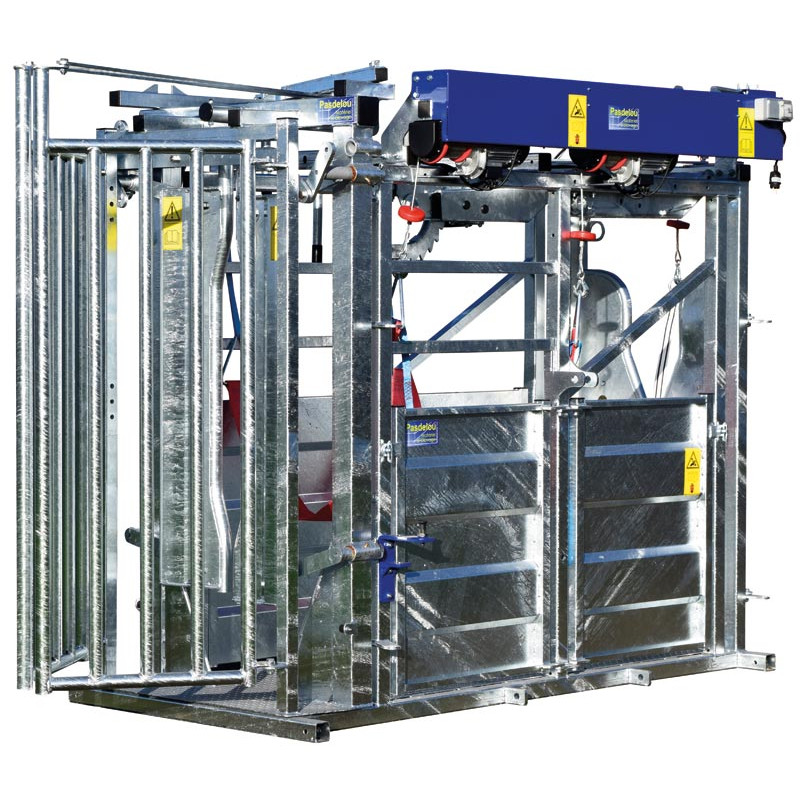 Fang- und Behandlungsstand LFM - 4 Seitentüren - Feste Seiten - Seitliche Panels