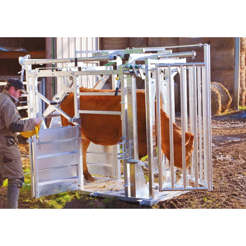 Fang- und Behandlungsstand LFM - 4 Seitentüren - Feste Seiten - Seitliche Panels