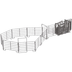 Fang- und Behandlungsstand LFM - 4 Seitentüren - Feste Seiten - Seitliche Panels