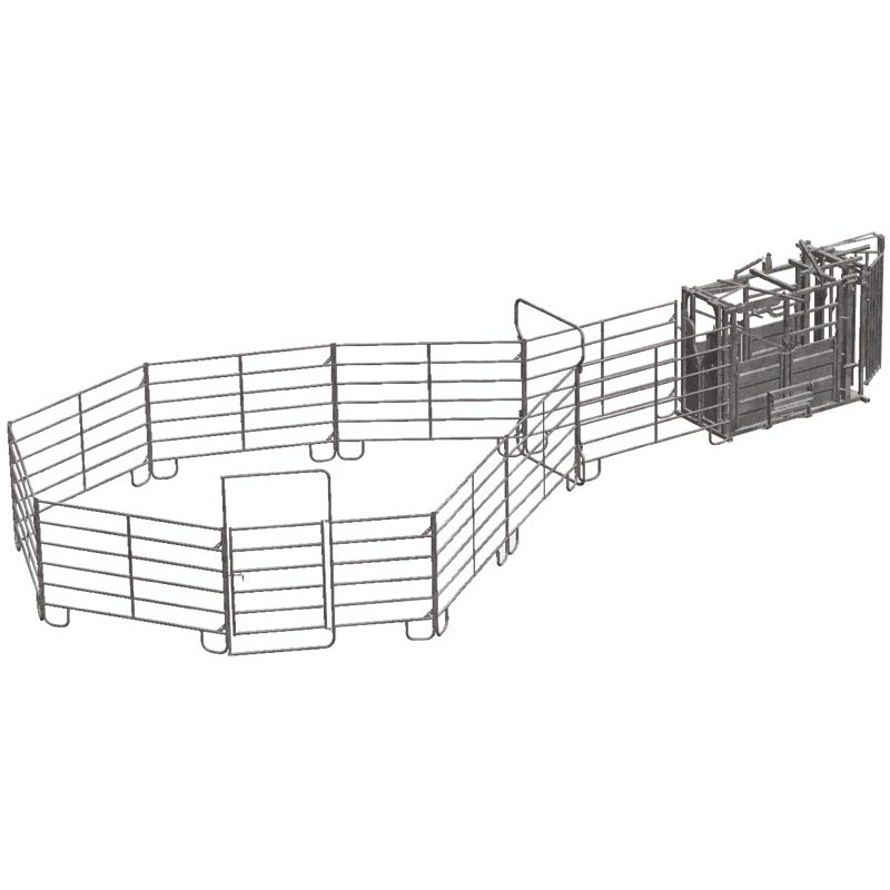 Fang- und Behandlungsstand LFM - 4 Seitentüren - Feste Seiten - Seitliche Panels