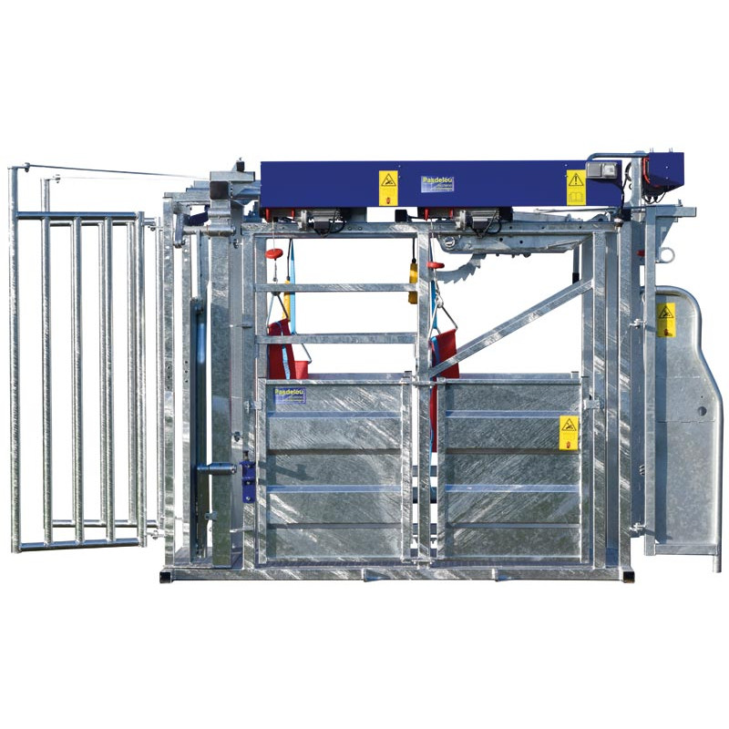 Fang- und Behandlungsstand LFM - 4 Seitentüren - Feste Seiten - Seitliche Panels