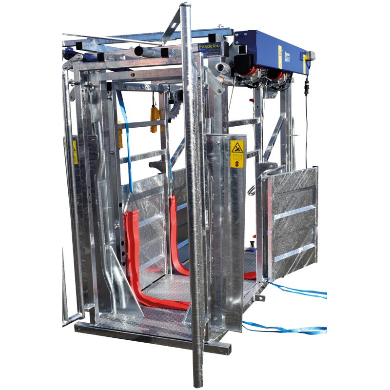 Fang- und Behandlungsstand LFM - 4 Seitentüren - Feste Seiten - Seitliche Panels