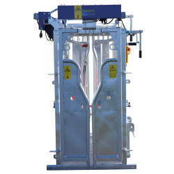 Fang- und Behandlungsstand LFM - 4 Seitentüren - Feste Seiten - Seitliche Panels