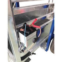 Fahrbarer Wiegestand für Kälber