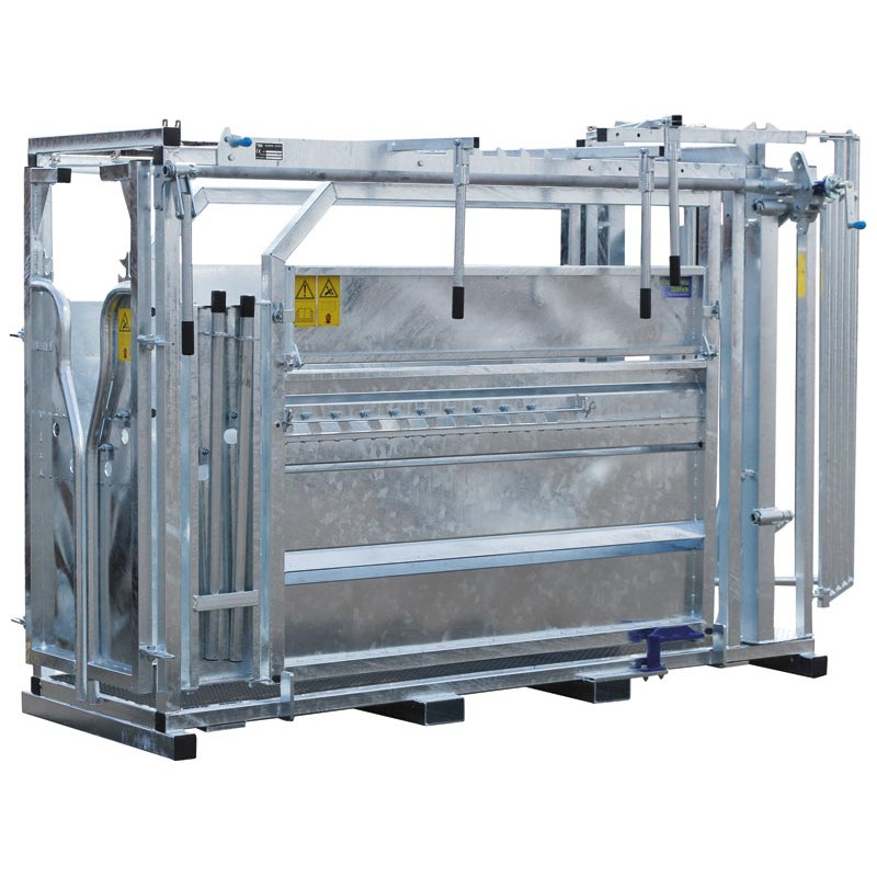 Fang- und Behandlungsstand LVM - Verblechte Panels - breitenverstellbare Seiten - verblechte seitliche Panels Fang- und Behandlungsstand LVM - Verblechte Panels - breitenverstellbare Seiten - verblechte seitliche Panels