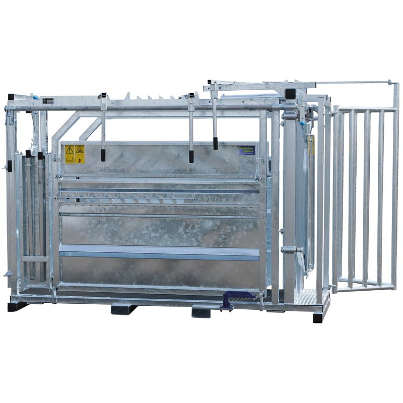 Fang- und Behandlungsstand LVM - Verblechte Panels - breitenverstellbare Seiten - verblechte seitliche Panels Fang- und Behandlungsstand LVM - Verblechte Panels - breitenverstellbare Seiten - verblechte seitliche Panels