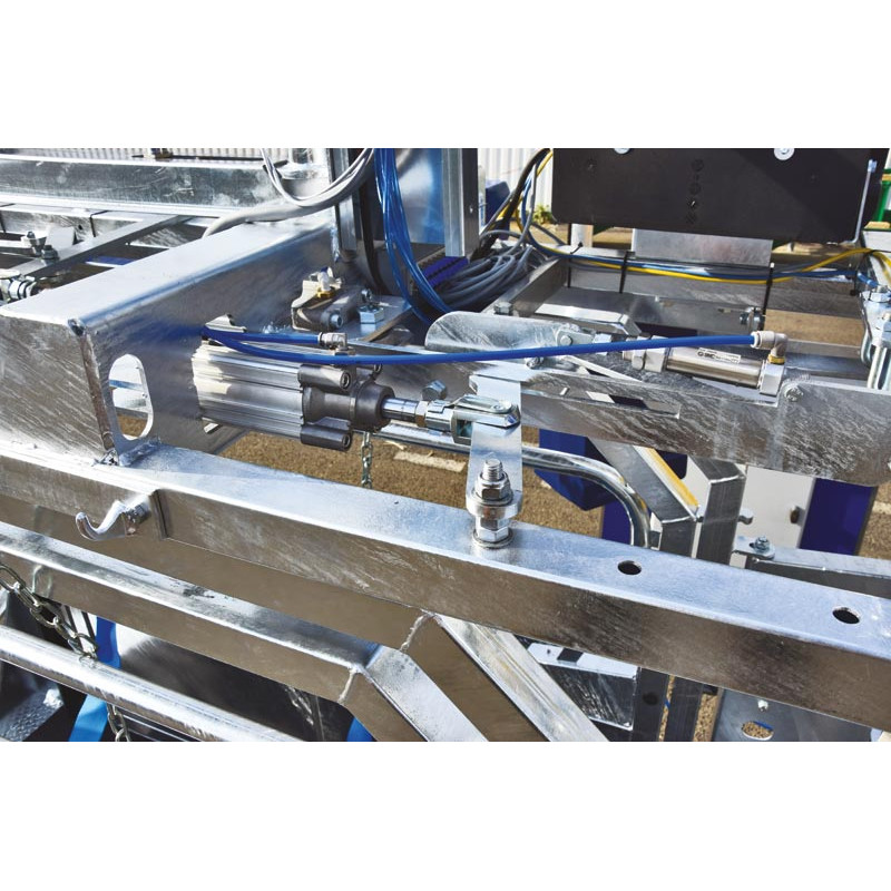 Fang- und Behandlungsstand LVAP - 4 Seitentüren - Breitenverstellbare Seiten - Seitliche Panels, öffnend, mit Türen