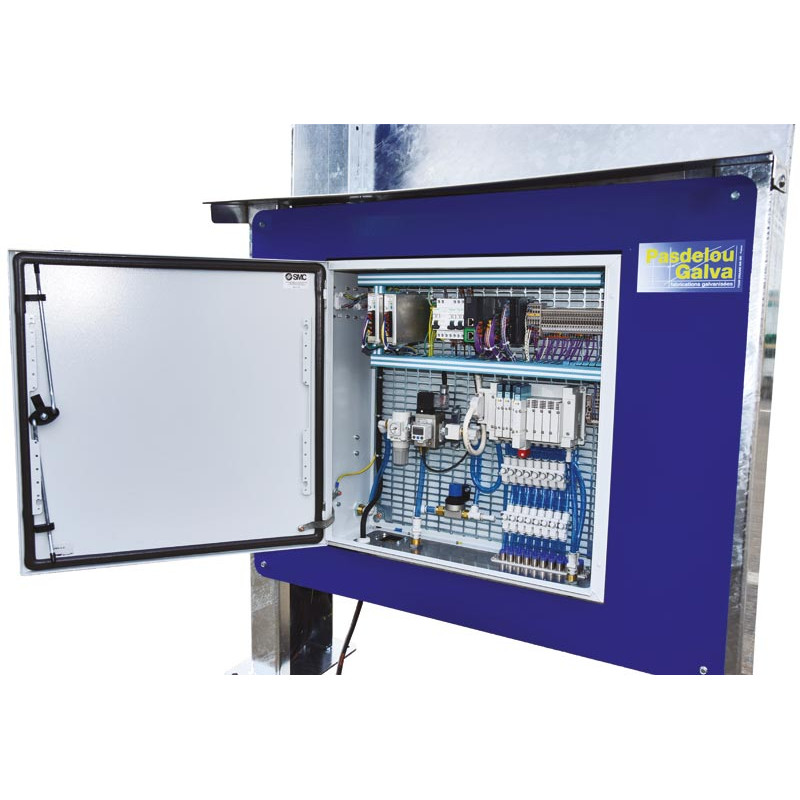 Fang- und Behandlungsstand LVAP - 4 Seitentüren - Breitenverstellbare Seiten - Seitliche Panels, öffnend, mit Türen