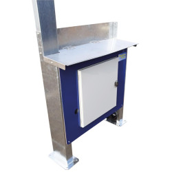 Fang- und Behandlungsstand LVAP - 4 Seitentüren - Breitenverstellbare Seiten - Seitliche Panels, öffnend, mit Türen