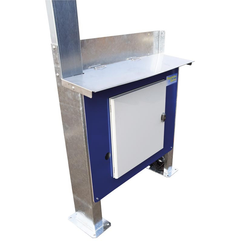 Fang- und Behandlungsstand LVAP - 4 Seitentüren - Breitenverstellbare Seiten - Seitliche Panels, öffnend, mit Türen