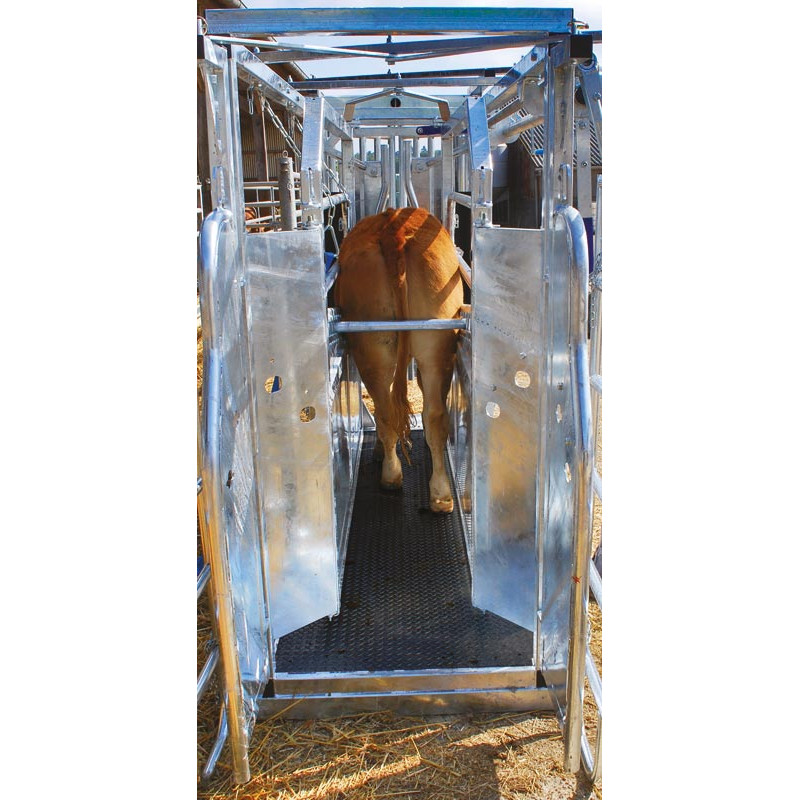 Fang- und Behandlungsstand LVAP - 4 Seitentüren - Breitenverstellbare Seiten - Seitliche Panels, öffnend, mit Türen