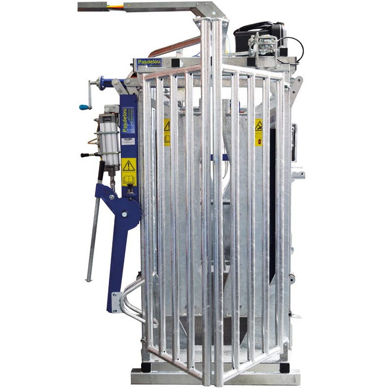 Fang- und Behandlungsstand LVAP - 4 Seitentüren - Breitenverstellbare Seiten - Seitliche Panels, öffnend, mit Türen