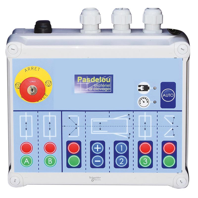 Fang- und Behandlungsstand LVAP - Verblechte Panels - Breitenverstellbare Seiten - verblechte seitliche Panels, nicht öffnend