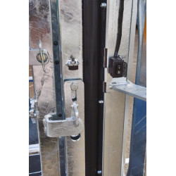 Fang- und Behandlungsstand LVAP - Verblechte Panels - Breitenverstellbare Seiten - verblechte seitliche Panels, nicht öffnend