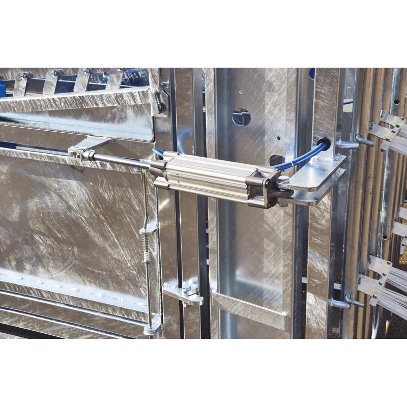 Fang- und Behandlungsstand LVAPI - 3 Seitentüren - Breitenverstellbare Seiten - Seitliche Panels, öffnend, mit Türen Fang- und Behandlungsstand LVAPI - 3 Seitentüren - Breitenverstellbare Seiten - Seitliche Panels, öffnend, mit Türen