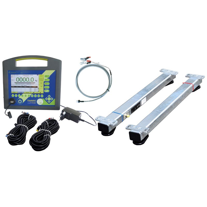 Fang- und Behandlungsstand LVAPI - Verblechte Panels - Breitenverstellbare Seiten - verblechte seitliche Panels, öffnend.