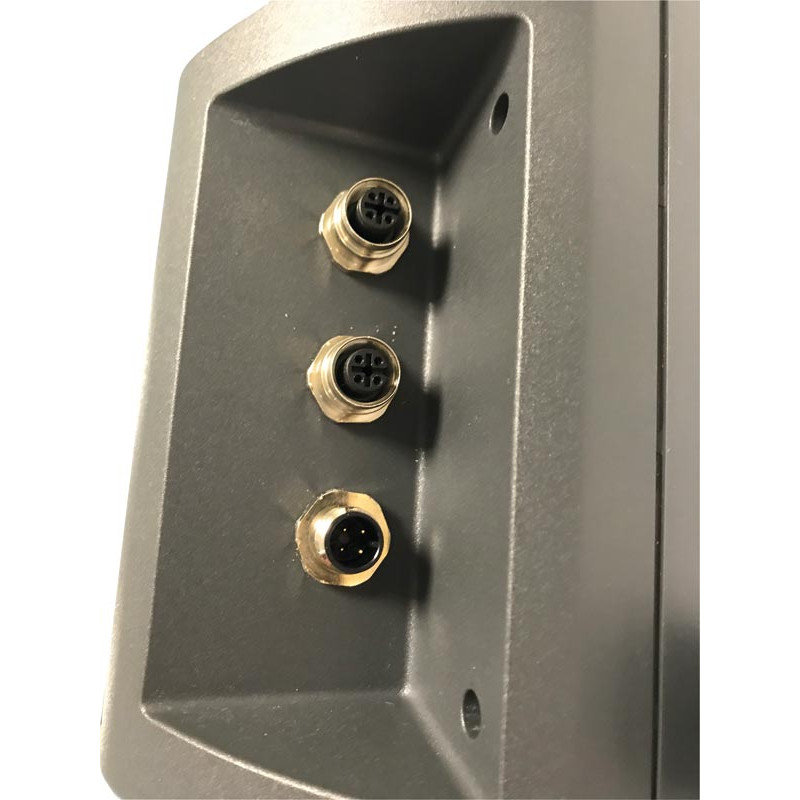 Fang- und Behandlungsstand LVAPI - Verblechte Panels - Breitenverstellbare Seiten - verblechte seitliche Panels, öffnend.