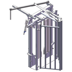 Handbetätigter PCCM-Halsfangrahmen