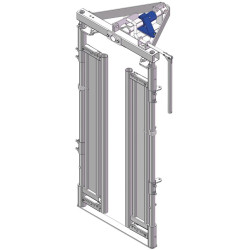 Handbetätigter PCCA-Halsfangrahmen, selbstsperrend Handbetätigter PCCA-Halsfangrahmen, selbstsperrend