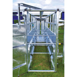 Versetzte Bedienung für PCCM-Halsfangrahmen an fahrbarem oder feststehendem Behandlungstreibgang