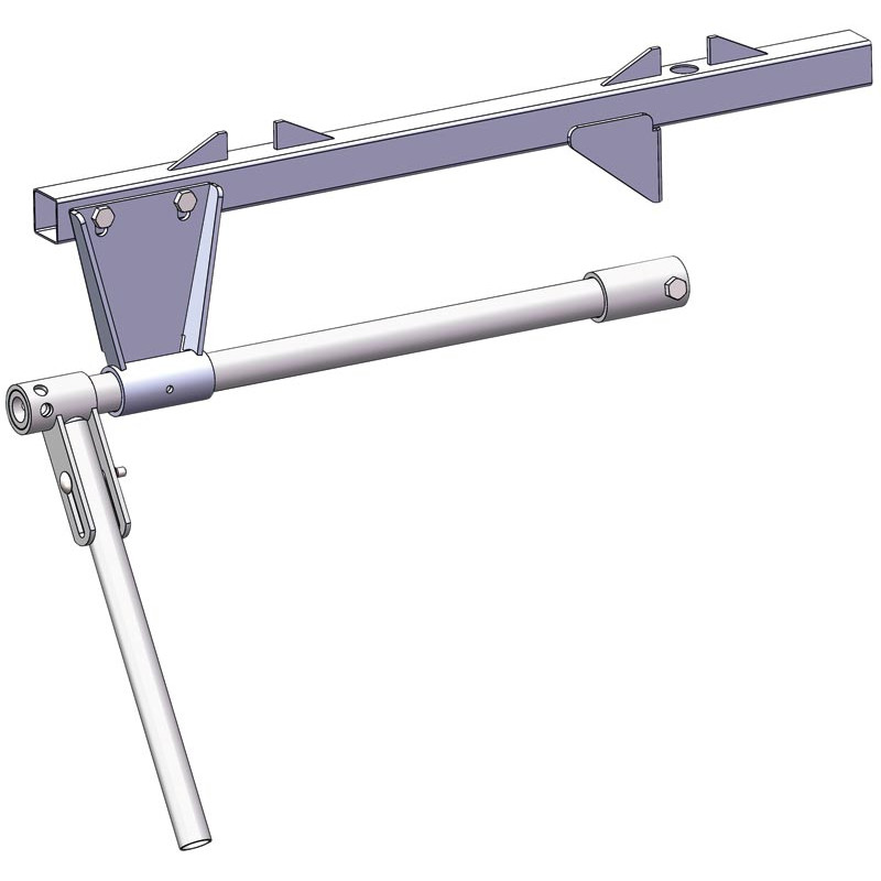 Versetzte bedienung für PCT-Halsfangrahmen am Klauenpflegestand OPTI'PLUS