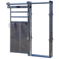 Versetzte Schiebetür, 1 Flügel, handbetätigt