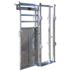 Versetzte Schiebetür, 1 Flügel, handbetätigt