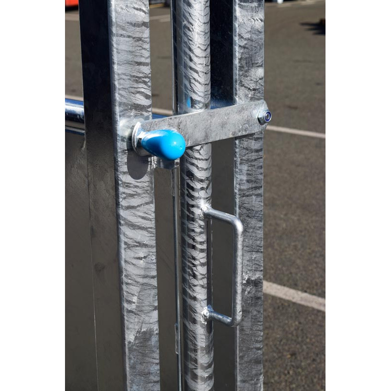 Versetzte Schiebetür, 1 Flügel, handbetätigt