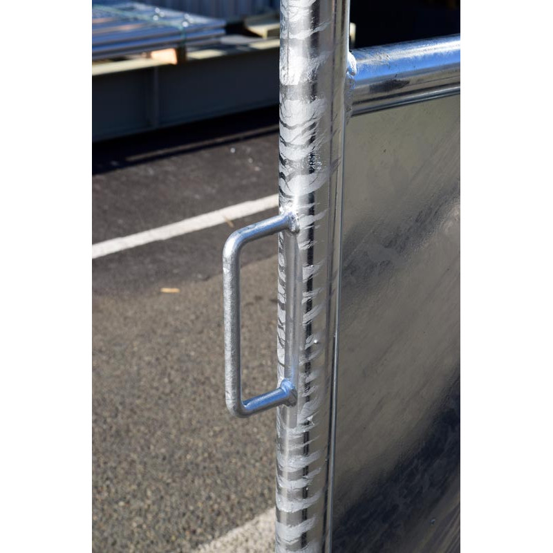 Versetzte Schiebetür, 1 Flügel, handbetätigt