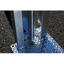 Versetzte Schiebetür, 1 Flügel, handbetätigt