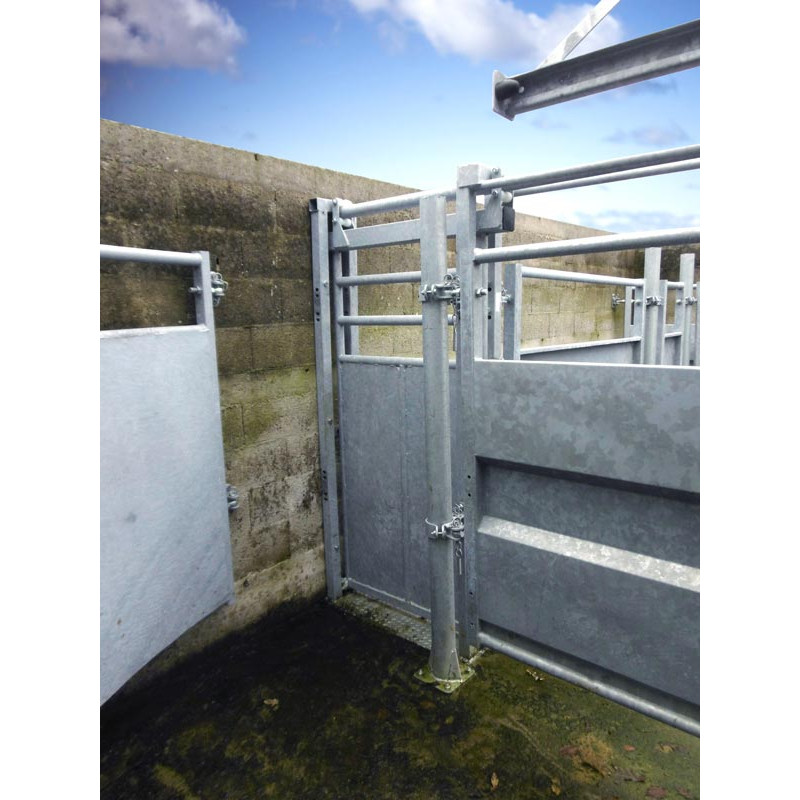 Versetzte Schiebetür, 1 Flügel, handbetätigt