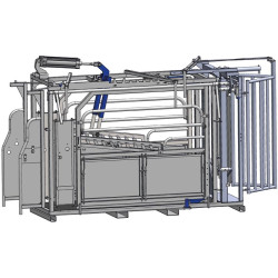 Schubvorrichtung Anti-Rücklauf, pneumatisch for cages manuelles