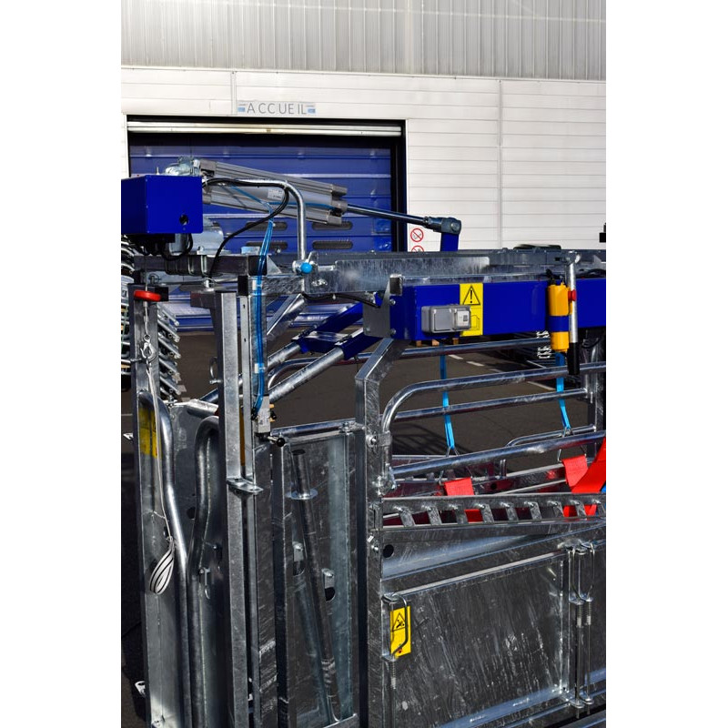 Schubvorrichtung Anti-Rücklauf, pneumatisch for cages manuelles