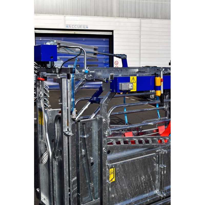 Schubvorrichtung Anti-Rücklauf, pneumatisch for cages manuelles