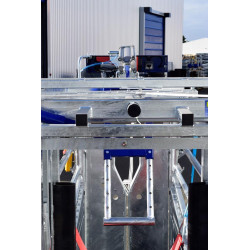 Schubvorrichtung Anti-Rücklauf, pneumatisch for cages manuelles