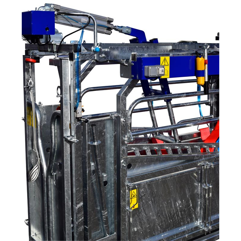 Schubvorrichtung Anti-Rücklauf, pneumatisch for cages manuelles