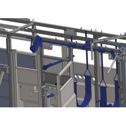 kompletter Handbetätigter Klauenpflegesatz vorn und hinten für fahrbaren und feststehenden behandlungsTreibgang